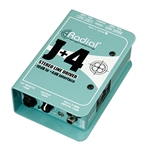 Radial J+4, Active -10dB to +4dB stereo line driver with transformer isolated inputs