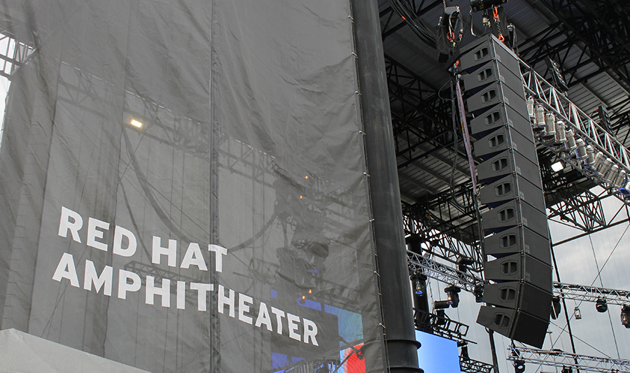 Red Hat Amphitheatre Line Array