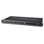 Allen & Heath AR2-84-BLK, 8in x 4out Remote AudioRack, dSNAKE I/O for expansion, 1 RU, 48kHz