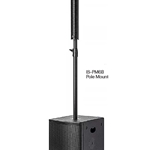 Ashly ISPM6B, IS-PM6B 6' Speaker Pole for IS Column & SP Sub