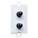 Ashly WR-1, Wall Remote, dual rotary potentiometer, (Decora style)