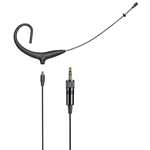 Audio-Technica BP892XCLM3, MicroSet headworn microphone with 3.5mm locking mini-plug for Sennheiser wireless, black