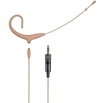 Audio-Technica BP892XCLM3-TH, MicroSet headworn microphone with 3.5mm locking mini-plug for Sennheiser wireless, beige