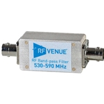 RF Venue BPF530T590, RF Venue band-pass filter, Frequency Band (530-590 MHz).