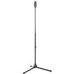 K&M 25680, One-Hand Microphone Stand, Black