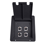 Elite Core FB4 Recessed Floor Box With 4 XLRF