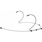Galaxy Audio HSM4-OBK-4SEN, Dual ear headset, black, wired for most SENN models, 4 cables included