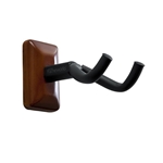 Gator Cases GFW-GTR-HNGRMHG, Frameworks Wall Mounted Guitar Hanger with Mahogany Mounting Plate