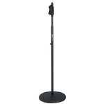 Gator Cases GFW-MIC-1001, Frameworks Roundbase Mic Stand with Deluxe One-Handed Clutch