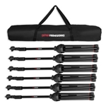 Gator Cases GFW-MIC-6PACKBG, Microphone Boom Stand 6-pack with Carry Bag