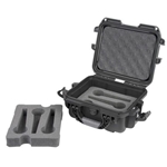 Gator Cases GM-06-MIC-WP, Black waterproof injection molded case with foam