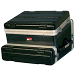 Gator Cases GRC-8X2, ATA Molded PE Slant Top Console Rack; 8U Top; 2U Bottom