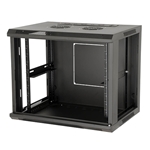 Gator Cases GRW1012508, Gator Rackworks Fixed Wall Mounted Rack; 12U, 17" Deep; Steel Front Door