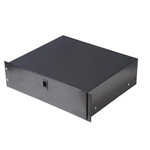 Gator Cases GRW-DRWDF2, Gator Rackworks Rack Drawer; 14.2" Deep; Lockable; Diced Foam Interior; 2U