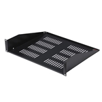 Gator Cases GRW-SHELFVNT2, Gator Rackworks Utility Shelf; 15" Deep; 2U; w/ Elongated Vent Holes