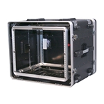 Gator Cases G-SHOCK-8L, ATA Molded PE Shock Rack w/ Rubber Shock Suspension; 8U