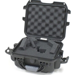 Gator Cases GU-0907-05-WPDF, Black waterproof injection molded case, 9.4" x 7.4" x 5.5" . DICED FOAM