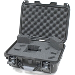 Gator Cases GU-1309-06-WPDF, Black waterproof injection molded case  13.8" x 9.3" x 6.2". DICED FOAM