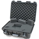 Gator Cases GU-1711-06-WPDF, Black waterproof injection molded case, 17" x 11.8" x 6.4". DICED FOAM