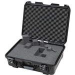 Gator Cases GU-1813-06-WPDF, Black waterproof injection molded case, 18" x 13" x 6.9". DICED FOAM
