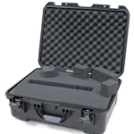 Gator Cases GU-2014-08-WPDF, Black waterproof injection molded case, 20" x 14" x 8". DICED FOAM