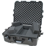Gator Cases GU-2217-08-WPDF, Black waterproof injection molded case, 22" x 17" x 8.2". DICED FOAM