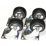 JBL WK-4S, Wheel Kit for SRX718S/VRX918S/VRX918S. 4 x Swivel Casters