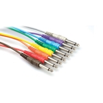 Hosa CPP-845, Unbalanced Patch Cables, 1/4 in TS to Same, 1.5 ft