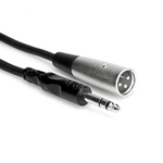 Hosa STX-103M, Balanced Interconnect, 1/4 in TRS to XLR3M, 3 ft