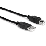 Hosa USB-210AB, High Speed USB Cable, Type A to Type B, 10 ft