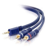 Cables2Go 40615, 12ft Velocity™ One 3.5mm Stereo Male to Two RCA Stereo Male Y-Cable