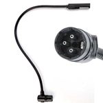 Littlite 12XR-LED, LED, 12" Gooseneck, 3-PIN, Right Angle XLR Connector