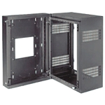 Lowell LWR-1019, Rack-Sectional Wall Mount-10U, 19in Deep