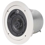 Atlas Sound FAP42T, 4" Coaxial In-Ceiling Speaker with 16-Watt 70/100V Transformer and Ported Enclosure