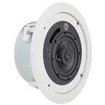 Atlas Sound FAP42TC, 4" Shallow Mount Coaxial In-Ceiling Speaker with 16-Watt 70/100V Transformer