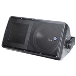 Atlas Sound SM82T-B, 8" 2-Way All Weather Speaker with 60-Watt 70V/100V Transformer - Black