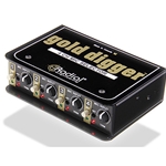 Radial Gold Digger, Passive 4x1 selector, use to compare 4 mics in the studio, XLR i/o