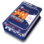 Radial J48, Active DI for acoustic guitar & bass, extra headroom & high-pass filter