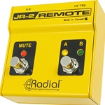 Radial JR2, Remote control with A/B input select and mute with LED indicators