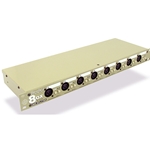 Radial OX8-j, 8 channel mic splitter, Jensen isolation transformers, D-subs & XLRs