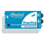 Radial SB-1 Active, Compact active DI for acoustic guitar & bass, 48V phantom powered