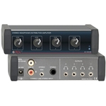 Radio Design Labs EZ-HDA4B, Stereo Headphone Distribution Amp - 1X4 Rear-Panel Outputs