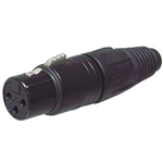 Neutrik NC3FX-BAG, Black Female XLR Connector