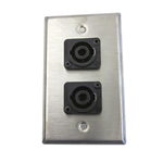 Rapco-Horizon SP-2NL4 Double Speakon Wall/Floor Plate