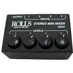 Rolls MX42, Stereo 4 CH Mixer RCA Passive