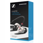 Sennheiser IE 400 PRO CLEAR, 507484, In-ear monitoring headphones, black cable.