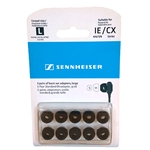 Sennheiser IES4-L, 525785, Spare Part: IE4 ear buds. Replacement ear cushions, LARGE, pack of 10