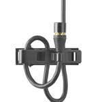 Shure MX150B/C-TQG, Cardioid 5mm Subminiature Lavalier Microphone, TQG for Shure Bodypacks, Black