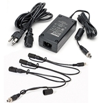 Shure PS124L, In-Line Power Supply with Locking Four-Connection Distribution Cable