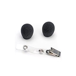 Shure RK318WS, Black Foam Windscreens and Clothing Clip